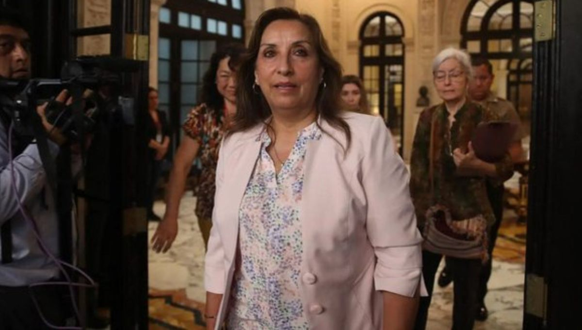 Dina Boluarte, presidenta de Perú