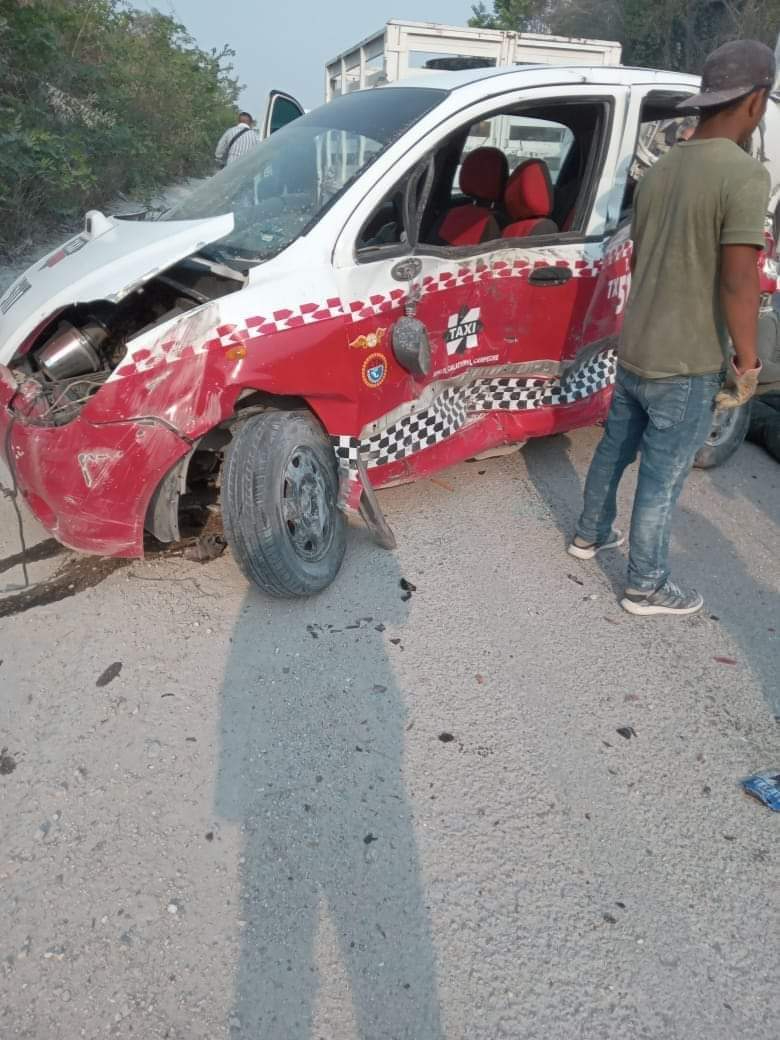 El taxista fue trasladado a un hospital de Chetumal El taxista fue trasladado a un hospital de Chetumal