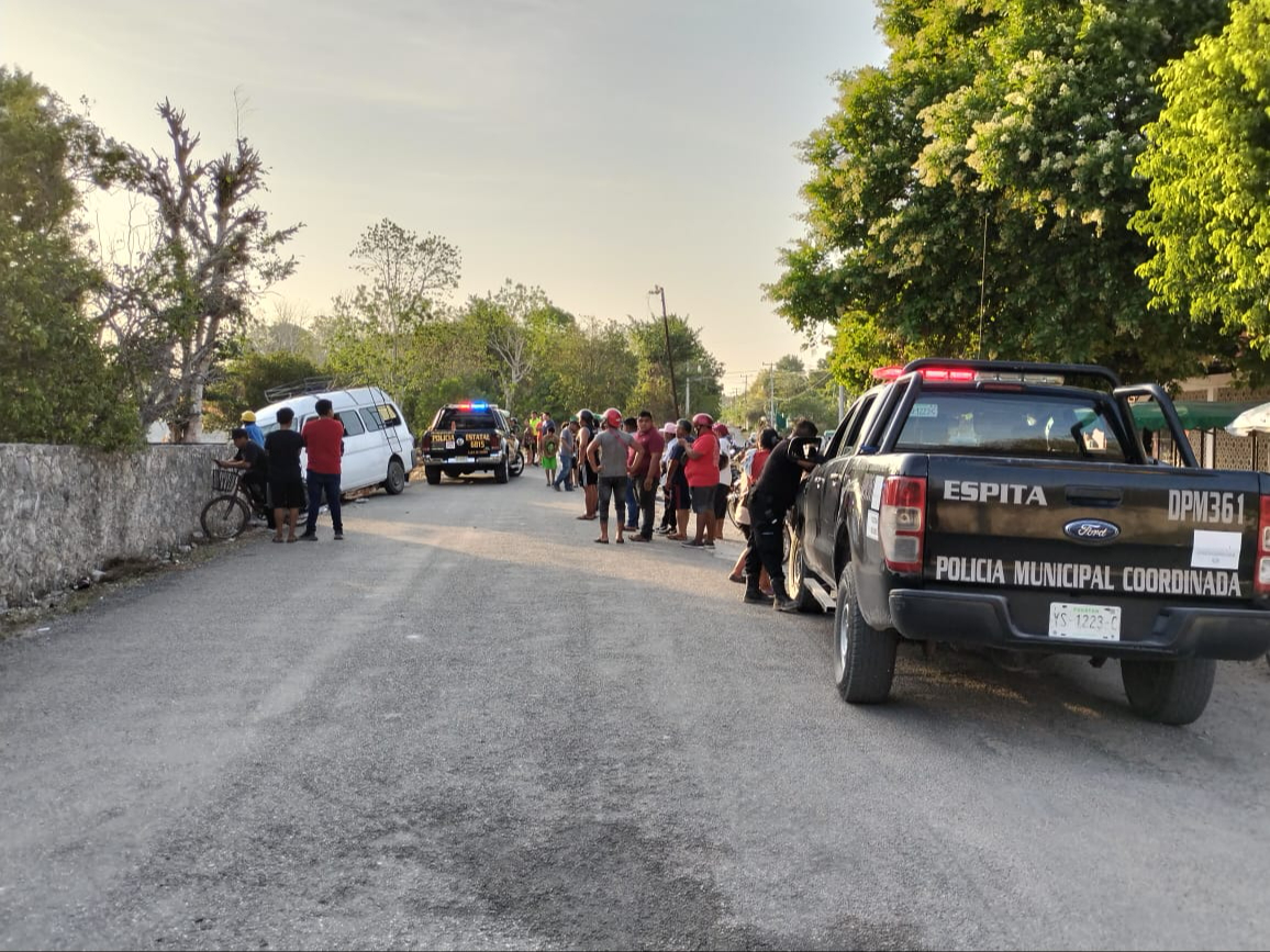 Los trabajadores iban a Espita a trabajar en una obra Los trabajadores iban a Espita a trabajar en una obra