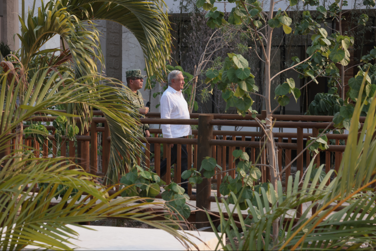 El presidente López Obrador recorre el Tren Maya El presidente López Obrador recorre el Tren Maya