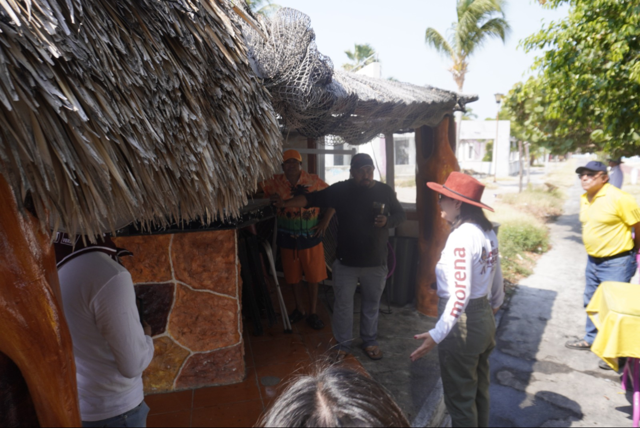 Jamile Moguel se solidariza con empresarios afectado por el incendio en Campeche  