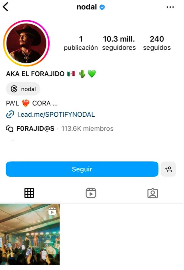 Sólo dejó una foto de su gira Sólo dejó una foto de su gira