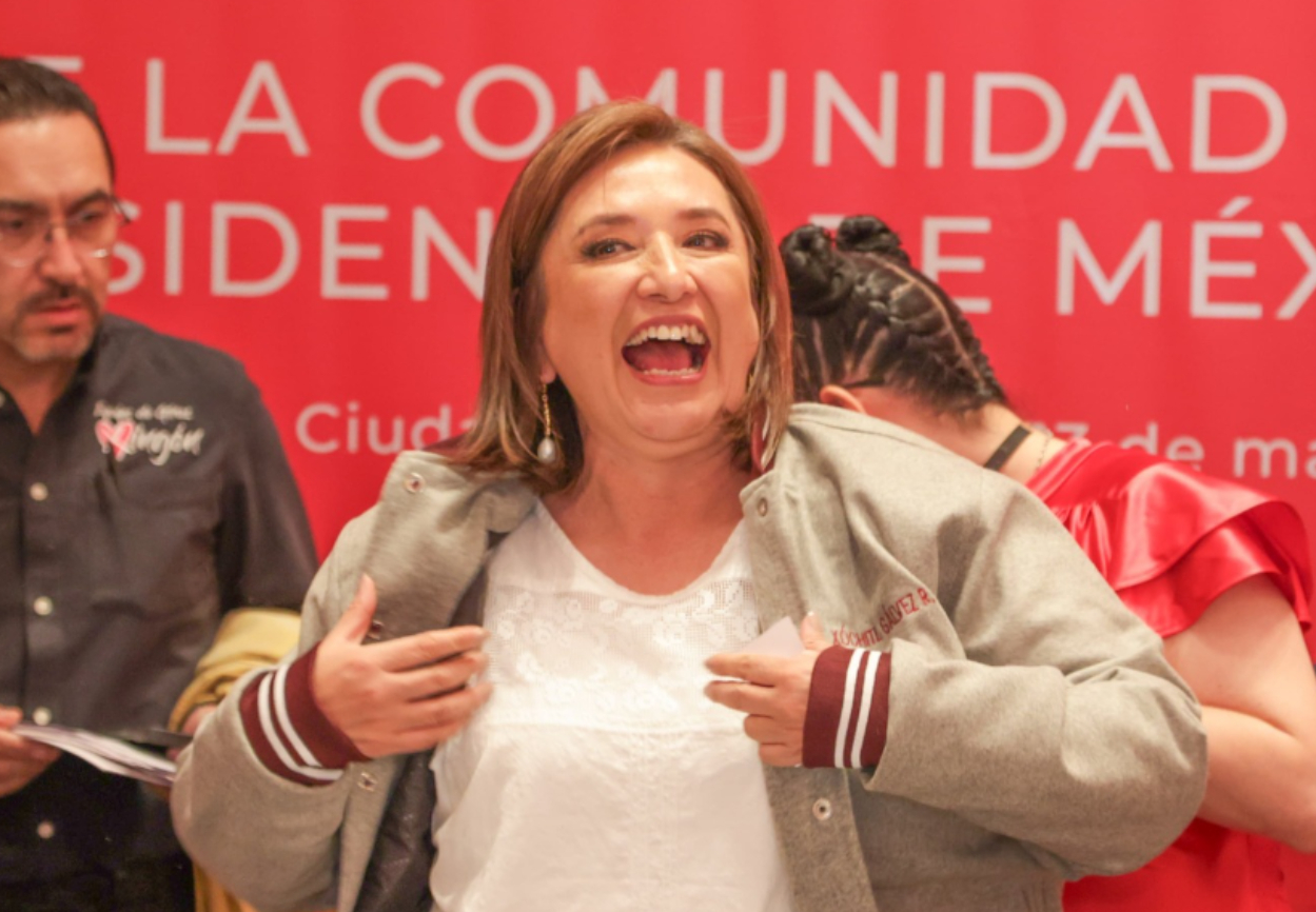 Xóchitl Gálvez se mantiene en la tercera posición con menos del 10% Xóchitl Gálvez se mantiene en la tercera posición con menos del 10%