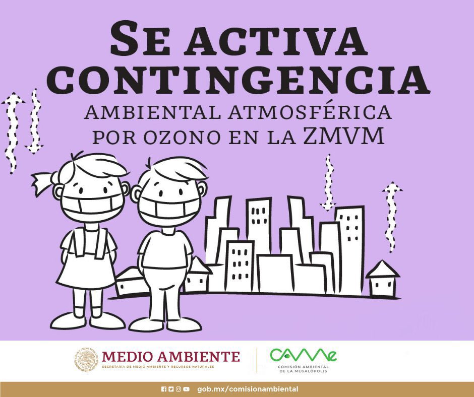 La contingencia ambiental por ozono fue activada este lunes La contingencia ambiental por ozono fue activada este lunes