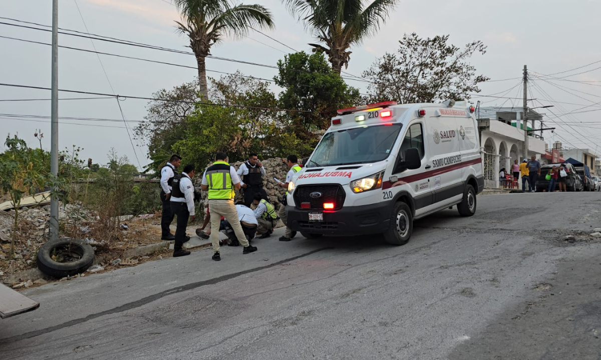Machetean a hombre en la colonia Josefa Ortiz de Campeche  