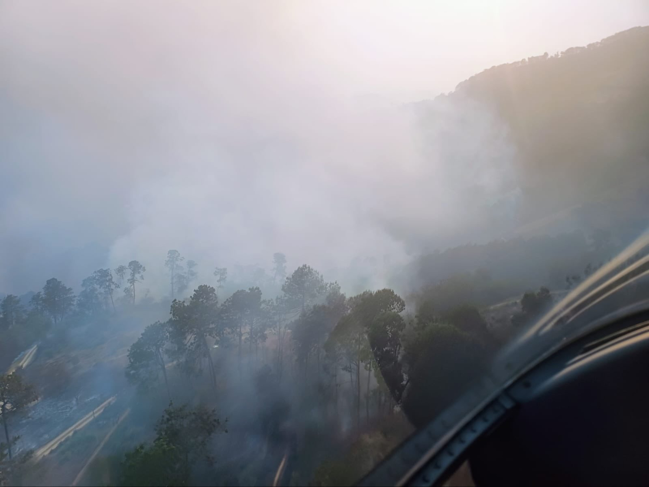Los incendios se registran en la zona de Zacatlán en Puebla Los incendios se registran en la zona de Zacatlán en Puebla