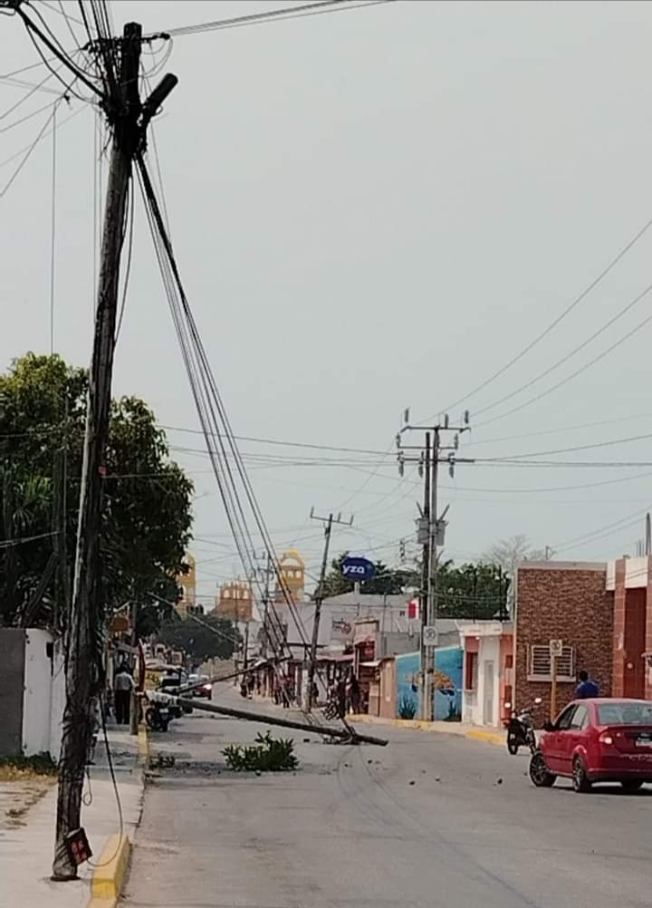 Así terminaron las calles en Sabancuy Así terminaron las calles en Sabancuy