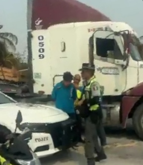 El conductor del tráiler fue capturado en Sabancuy El conductor del tráiler fue capturado en Sabancuy