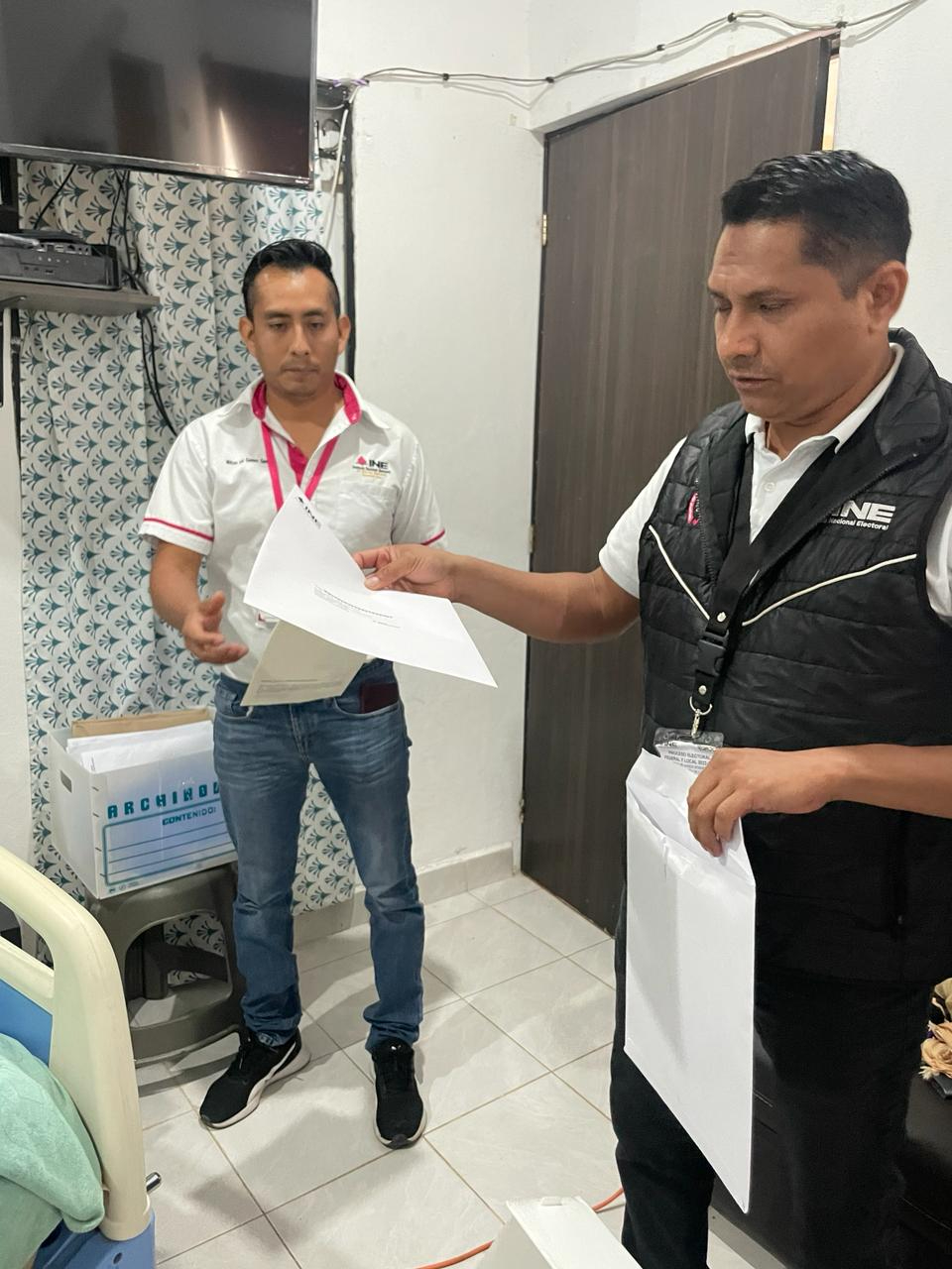 El voto fue verificado por personal de los órganos electorales El voto fue verificado por personal de los órganos electorales