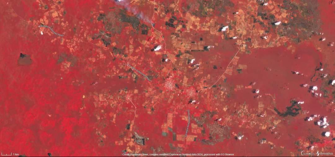 Con imágenes al rojo vivo, fue reportado que el Complejo de Incendios Forestales de la Zona de la Montaña en Hopelchén Con imágenes al rojo vivo, fue reportado que el Complejo de Incendios Forestales de la Zona de la Montaña en Hopelchén