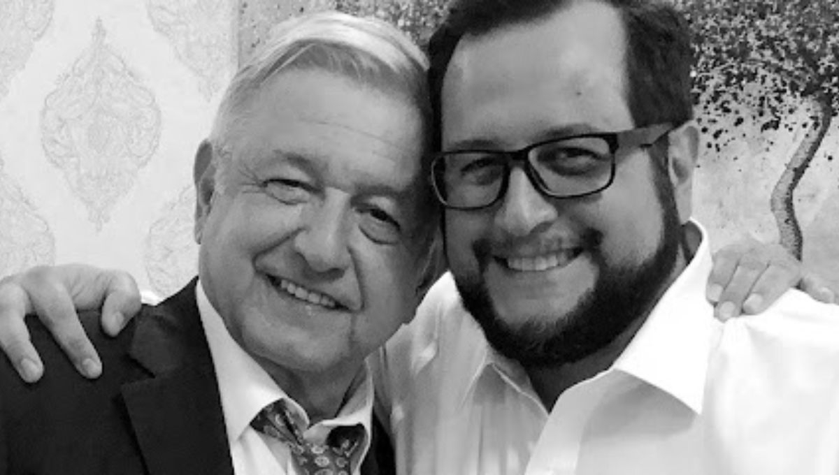 Presidente de México, Andrés Manuel López Obrador y su hijo José Ramón López Beltrán