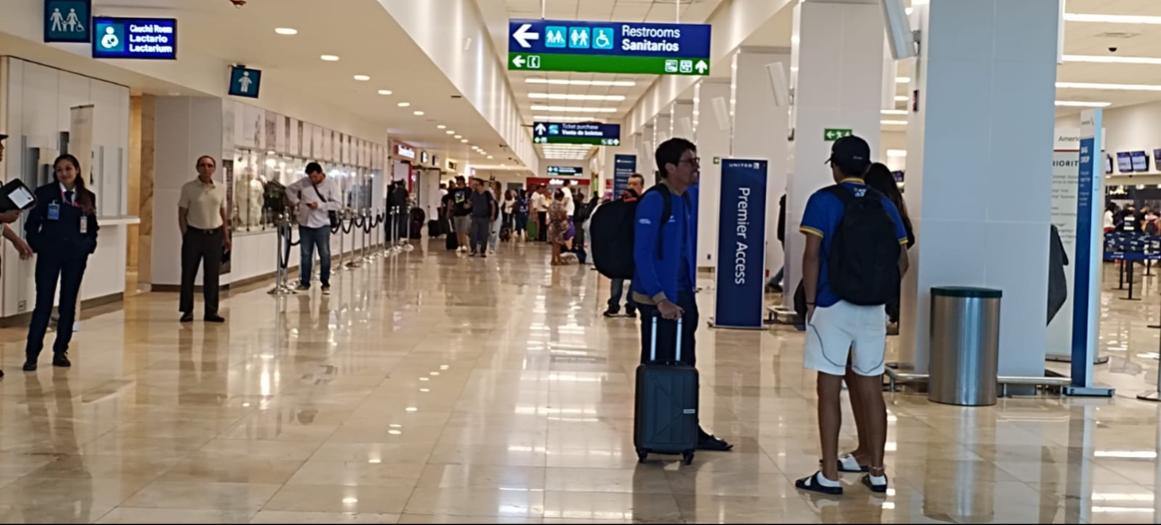El aeropuerto de Mérida no registra contratiempos El aeropuerto de Mérida no registra contratiempos