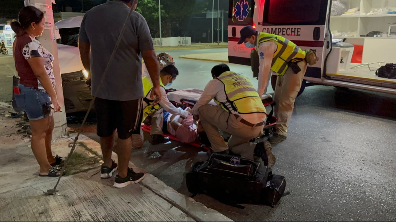 El ebrio fue trasladado a un hospital de Campeche El ebrio fue trasladado a un hospital de Campeche