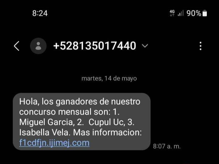 Los mensajes han sido recibidos a diferentes habitantes de Tizimín Los mensajes han sido recibidos a diferentes habitantes de Tizimín