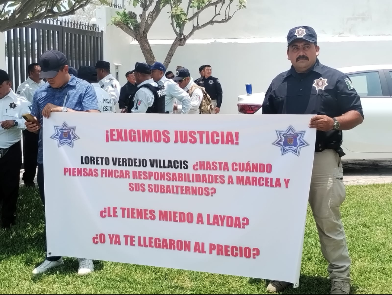 Policías exigen avances en investigación Policías exigen avances en investigación