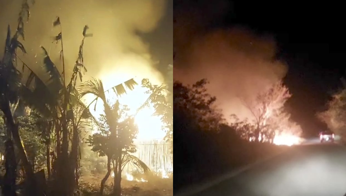Continúan incendios en José María Morelos