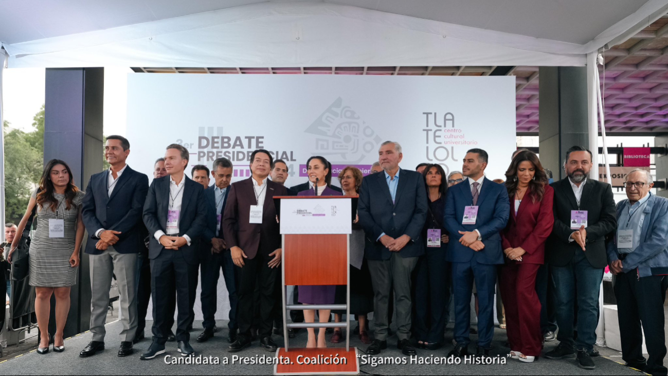 Claudia Sheinbaum en el Centro Cultural Universitario Tlatelolco Claudia Sheinbaum en el Centro Cultural Universitario Tlatelolco