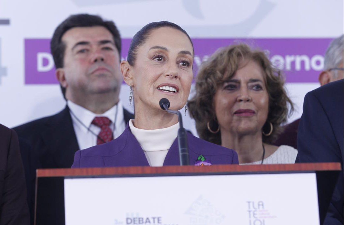 Claudia Sheinbaum en el Tercer Debate Presidencial Claudia Sheinbaum en el Tercer Debate Presidencial