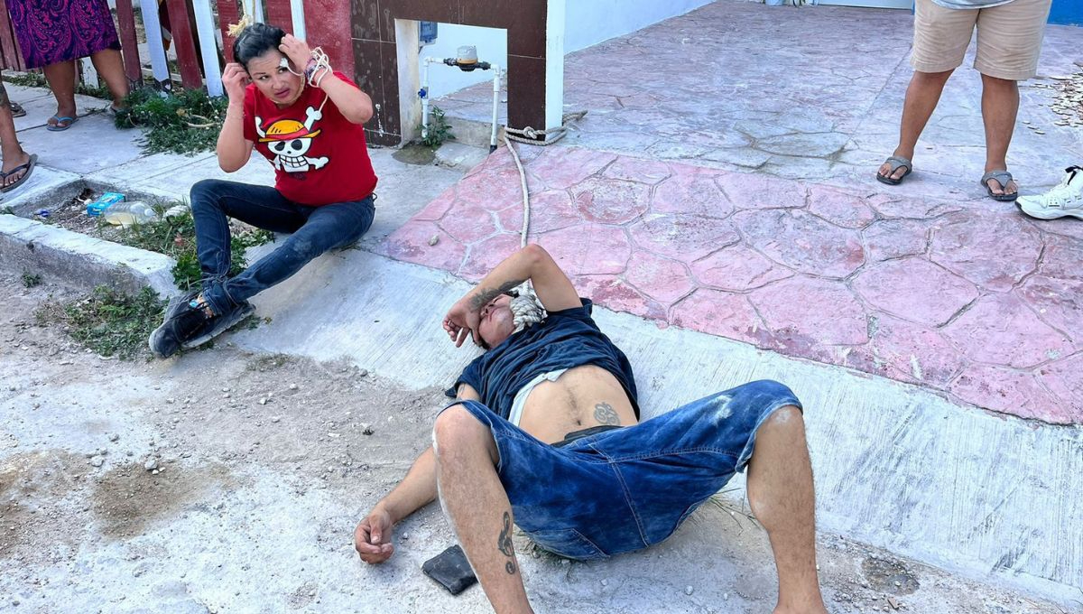Linchan a pareja de presuntos asaltantes en Cancún