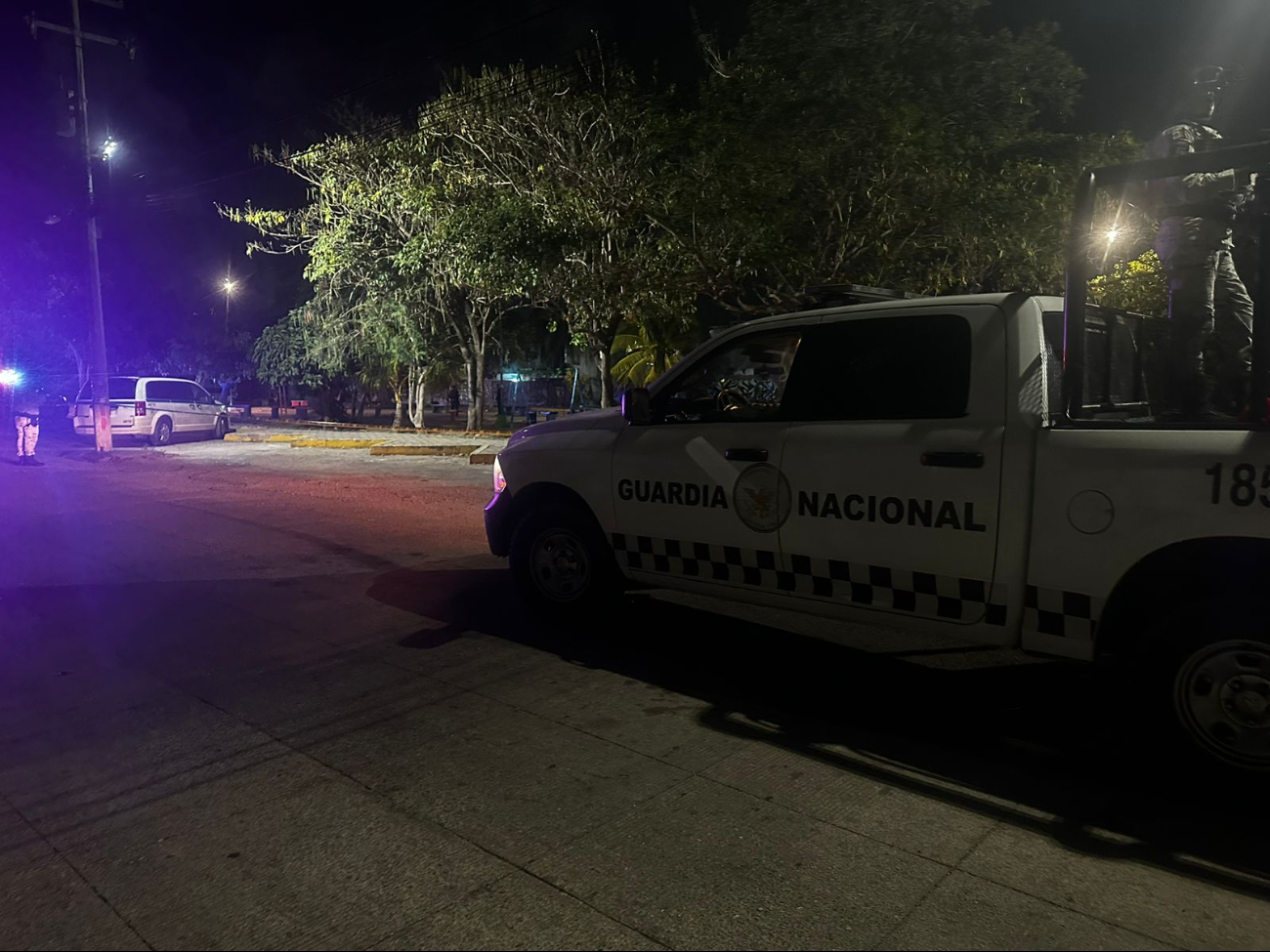 La Guardia Nacional también hizo presencia en las inmediaciones del sitio La Guardia Nacional también hizo presencia en las inmediaciones del sitio