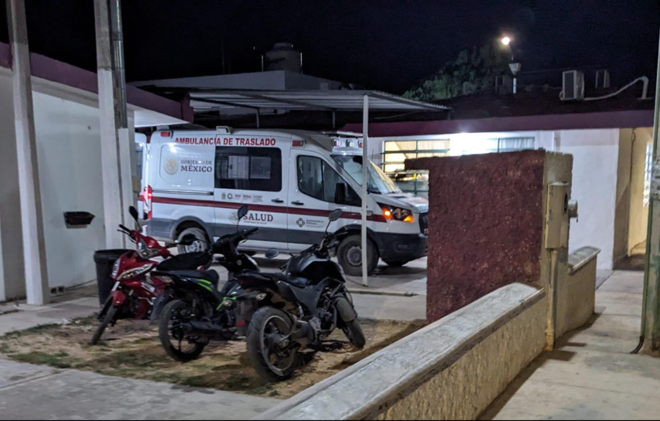 La menor fue trasladada al hospital de Chetumal La menor fue trasladada al hospital de Chetumal