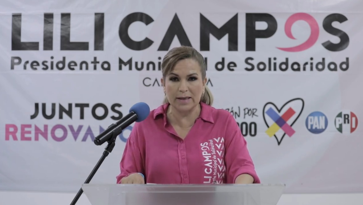 Lili Campos, alcaldesa de Solidaridad Lili Campos, alcaldesa de Solidaridad
