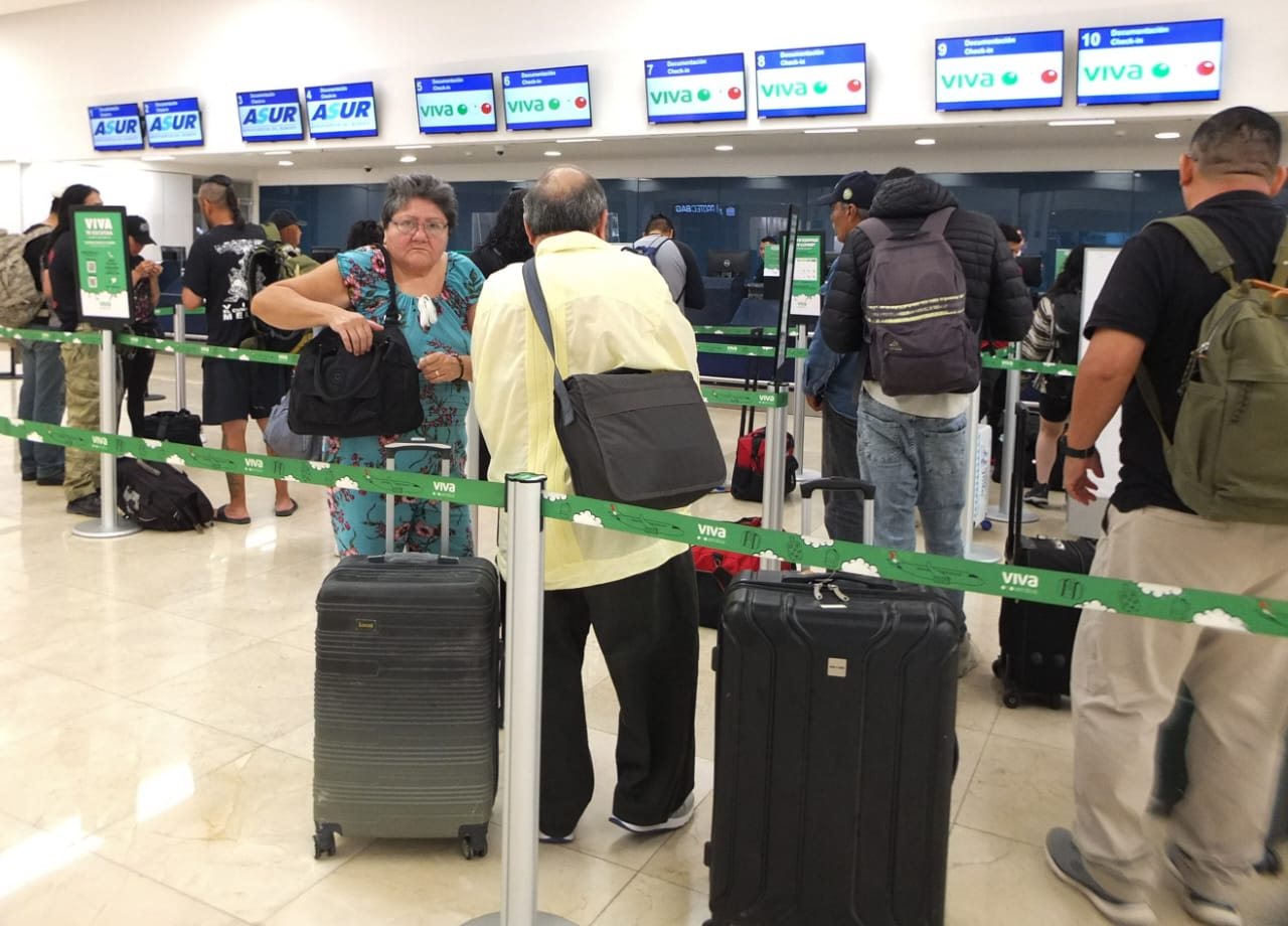 Pasajeros no han presentado contratiempos en sus vuelos Pasajeros no han presentado contratiempos en sus vuelos