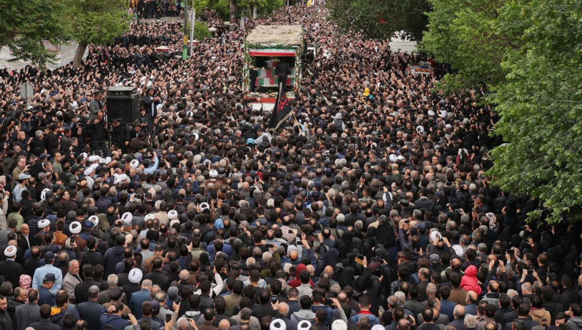 El funeral del presidente de Irán, Ebrahim Raisi, se llevó a cabo en la ciudad de Tabriz El funeral del presidente de Irán, Ebrahim Raisi, se llevó a cabo en la ciudad de Tabriz