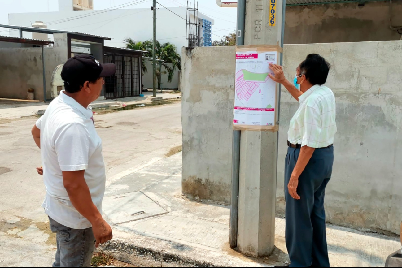 Hubo cambio en seis secciones entre Campeche y Carmen Hubo cambio en seis secciones entre Campeche y Carmen