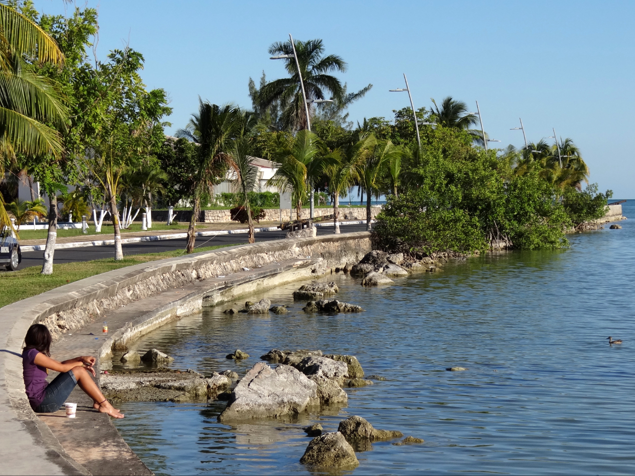 La Bahía de Chetumal tiene aguas tranquilas y es un importante puerto comercial La Bahía de Chetumal tiene aguas tranquilas y es un importante puerto comercial