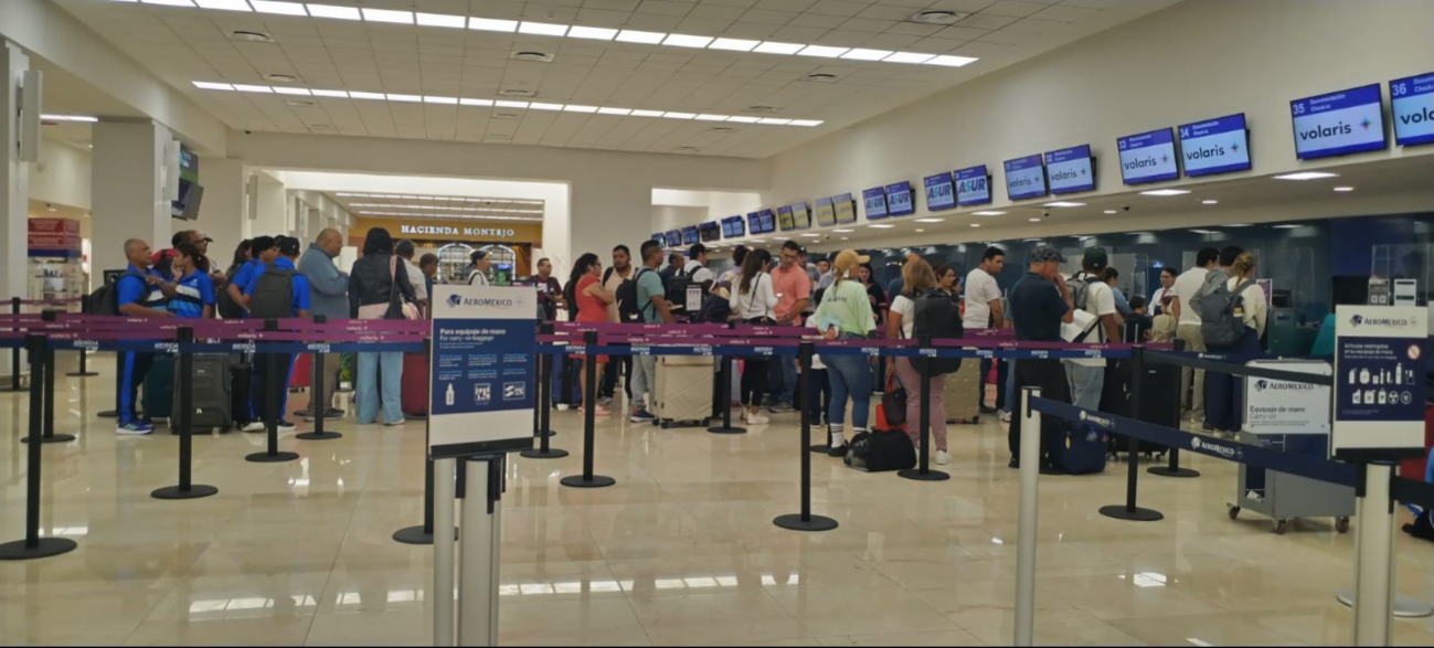 Aeroméxico cancela dos vuelos en el aeropuerto de Mérida