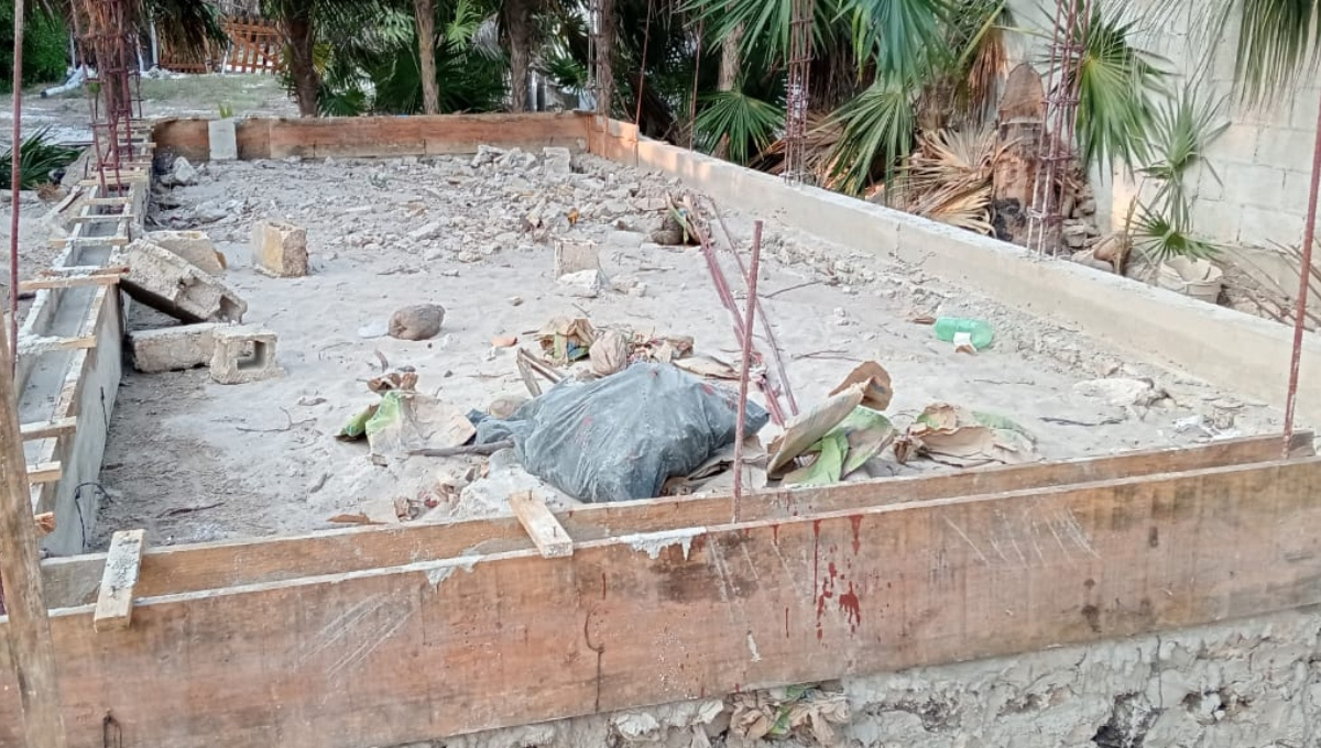 Se trata de los cuerpos de dos personas enterrados en una casa