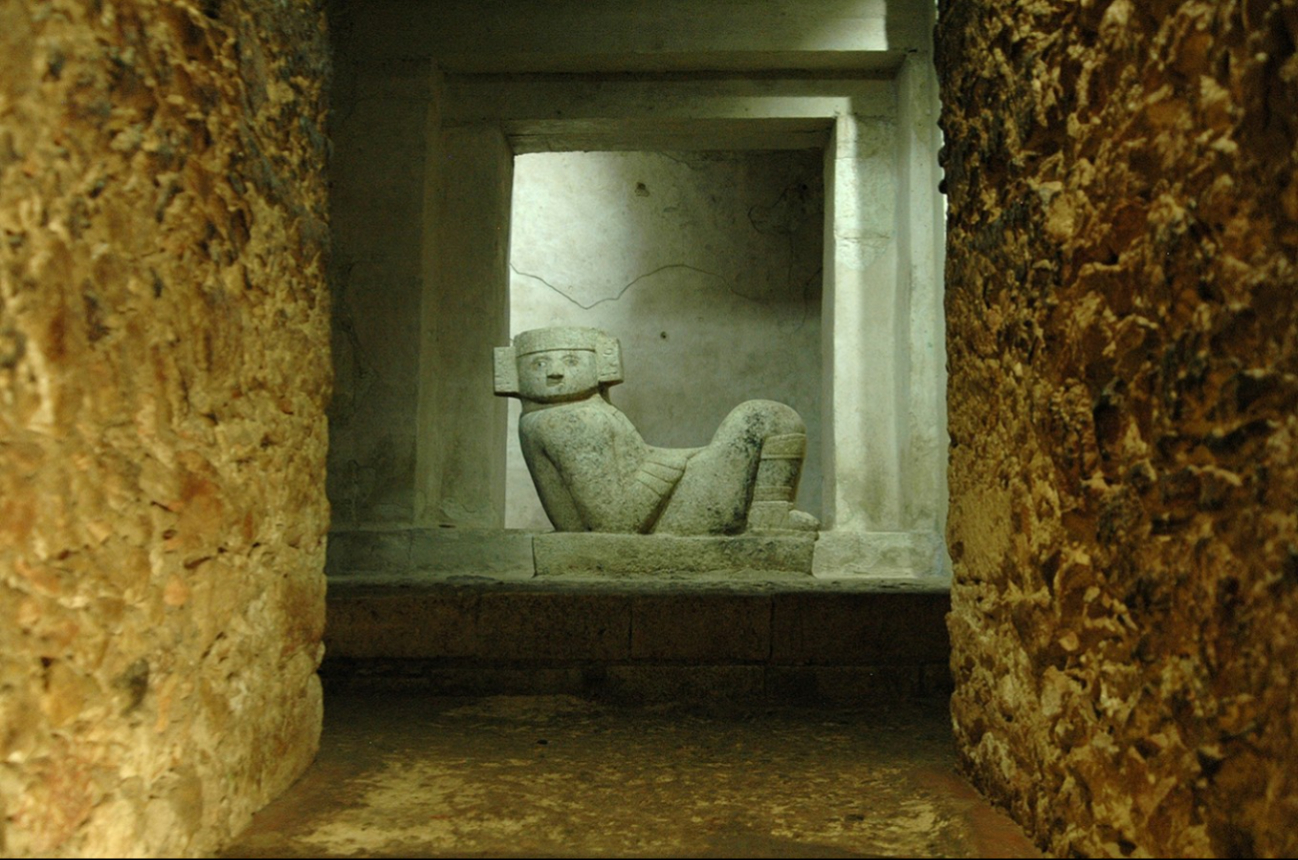 El Chac Mool es una de las figuras más importantes de Chichén Itzá El Chac Mool es una de las figuras más importantes de Chichén Itzá