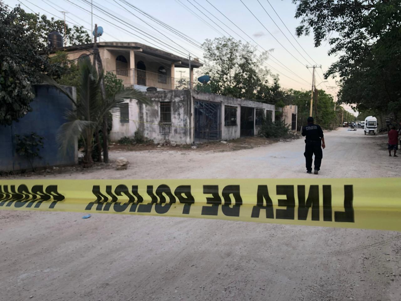 El área fue acordonada en Cancún El área fue acordonada en Cancún