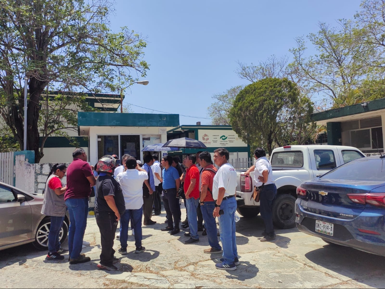 Paro de labores en el Conalep Campeche