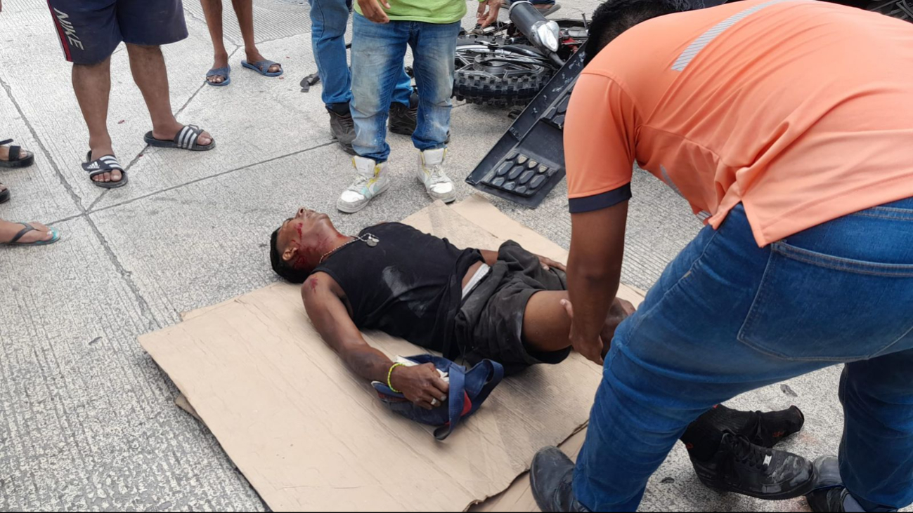 Se desconoce por qué el motociclista era perseguido por la policía Se desconoce por qué el motociclista era perseguido por la policía