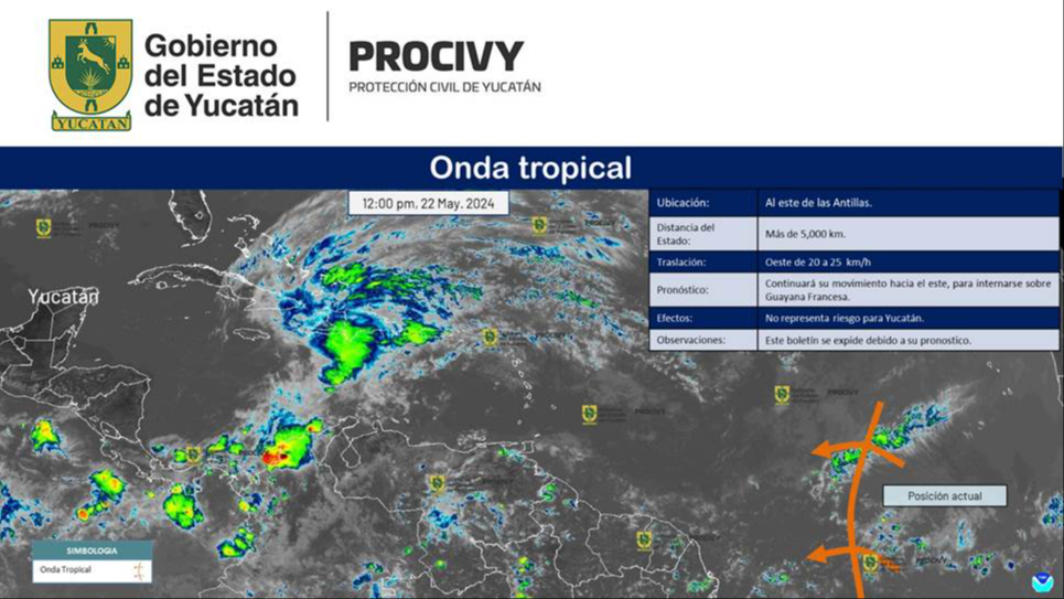 Protección Civil destacó que es durante la segunda quincena de mayo cuando se forman las primeras ondas tropicales Protección Civil destacó que es durante la segunda quincena de mayo cuando se forman las primeras ondas tropicales