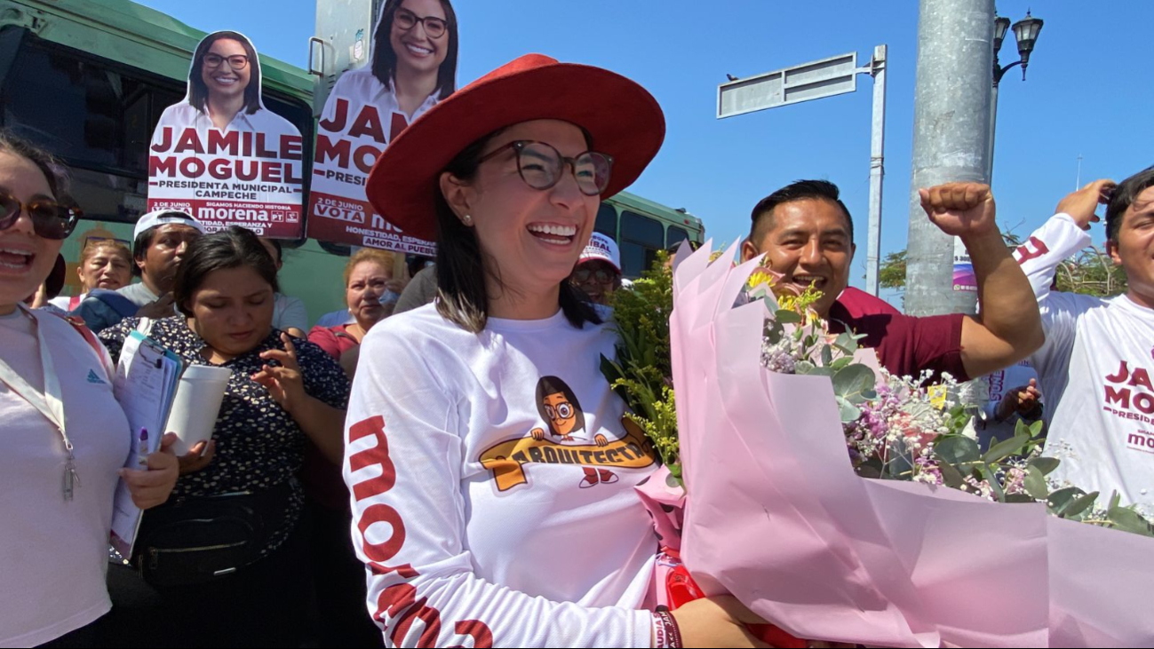 Jamile Moguel, candidata a la alcaldía de Campeche por Morena