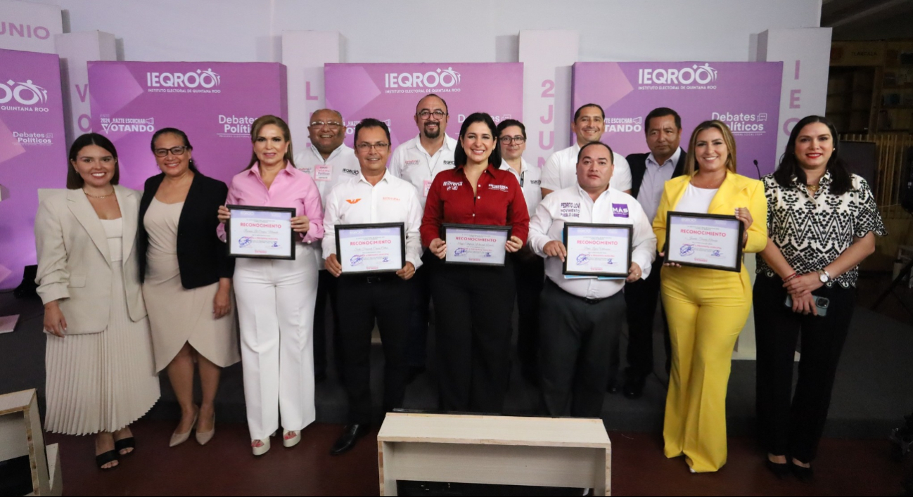 Las candidatas a la Alcaldía de Solidaridad, Estefanía Mercado y Lili Campos, sobresalieron Las candidatas a la Alcaldía de Solidaridad, Estefanía Mercado y Lili Campos, sobresalieron