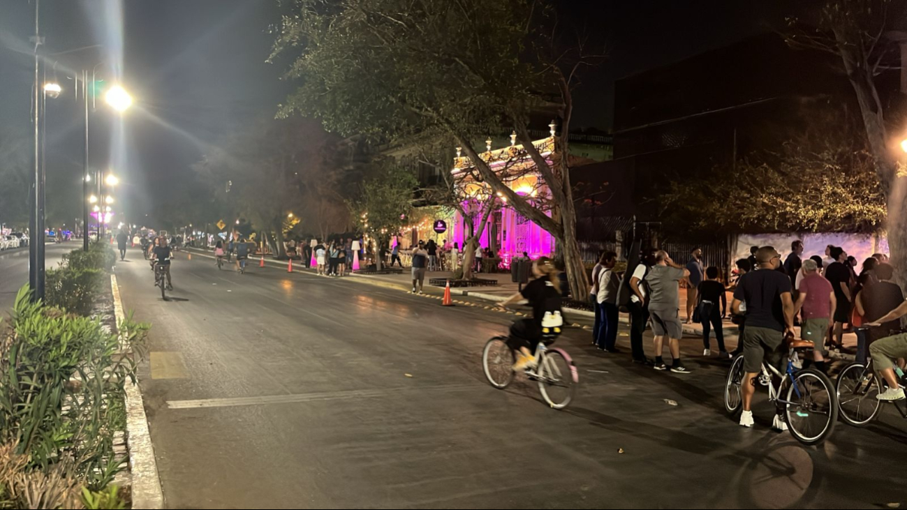 La biciruta será nocturna en Paseo de Montejo La biciruta será nocturna en Paseo de Montejo