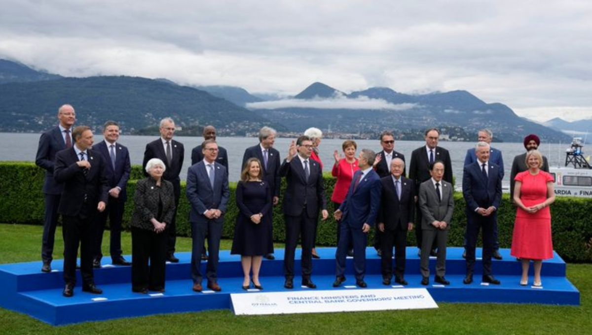 Ministros de Finanzas del G7 reunidos en Italia