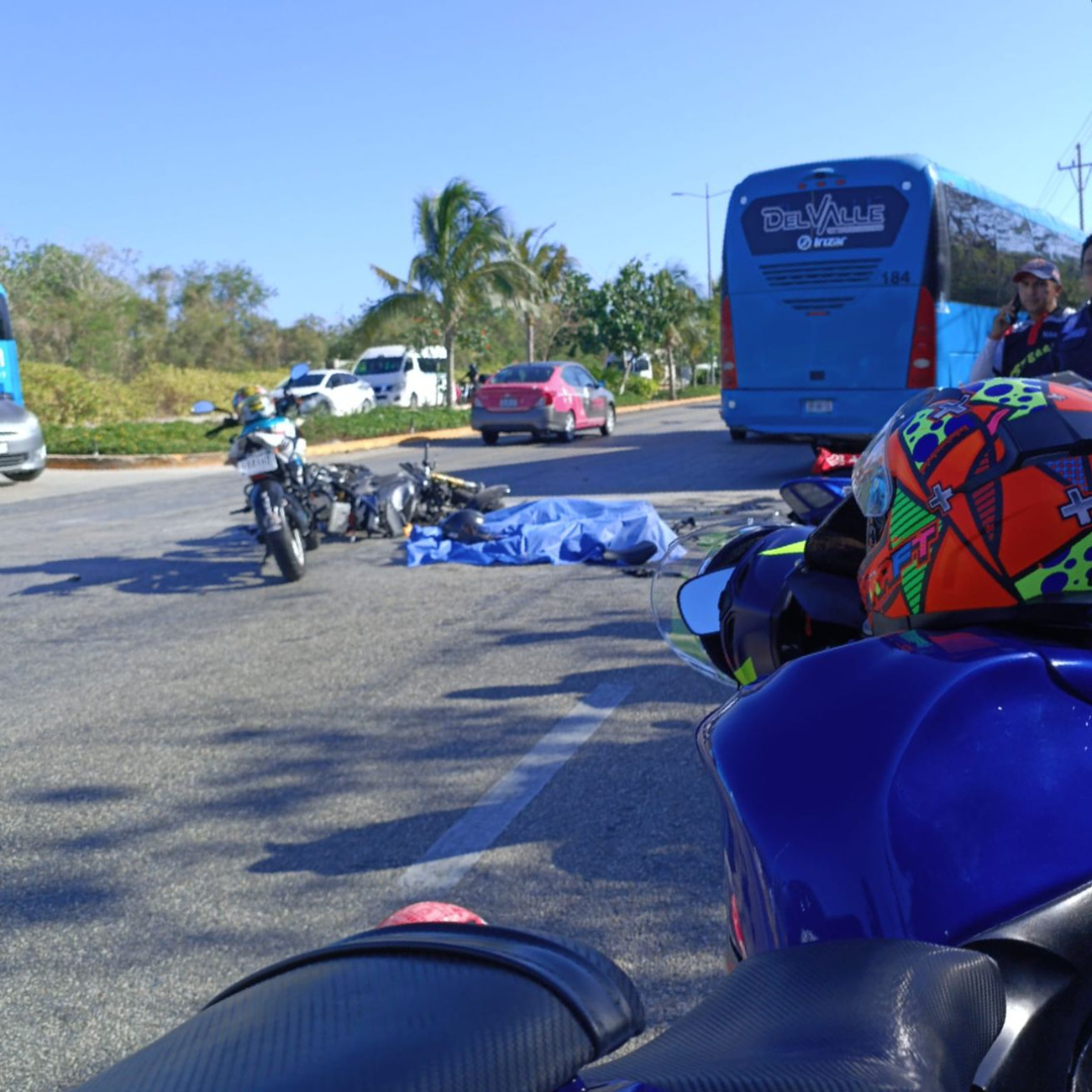 Pareja pierde la vida en Solidaridad por accidente en moto / Especial Pareja pierde la vida en Solidaridad por accidente en moto / Especial