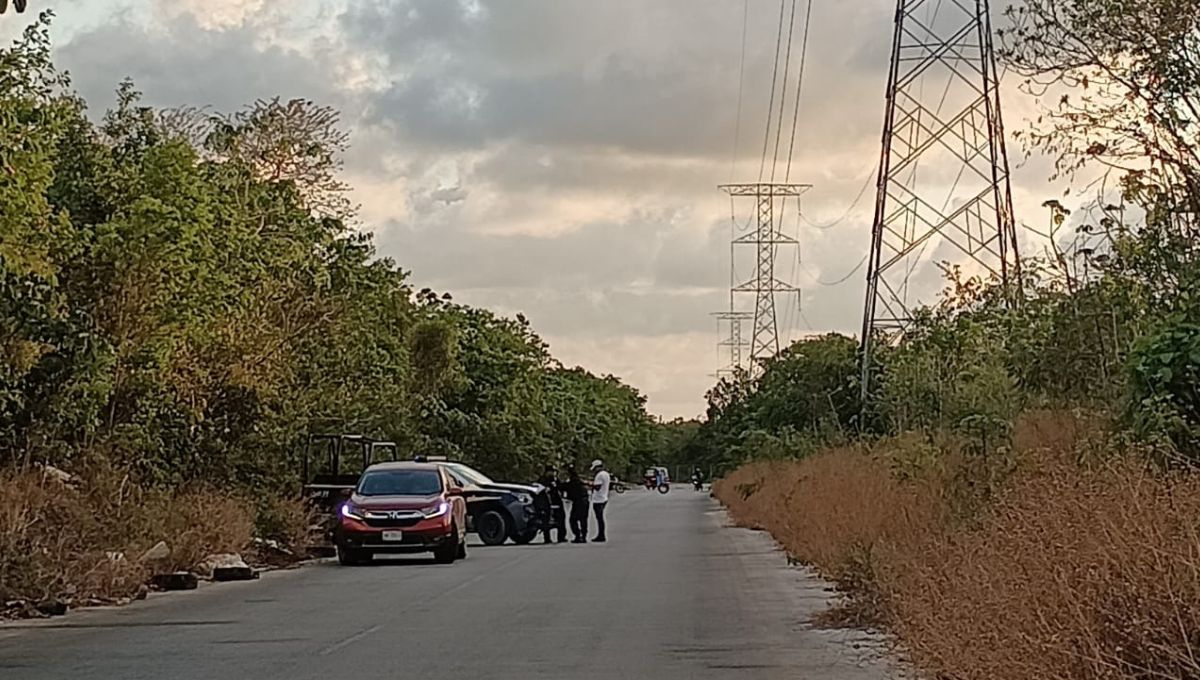Así luce la escena del crimen en Cancún Así luce la escena del crimen en Cancún