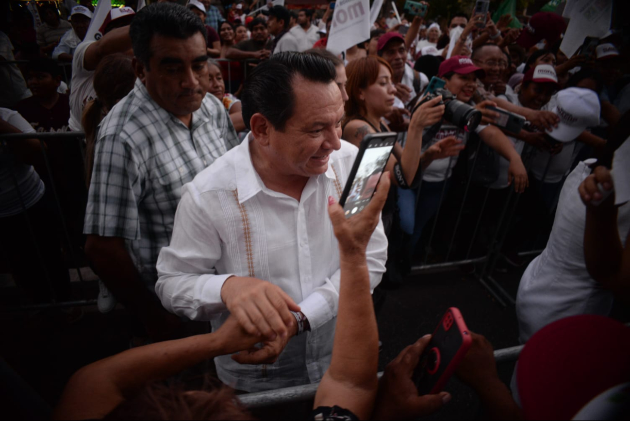El candidato reafirmó su compromiso de llegar a la gubernatura de Yucatán