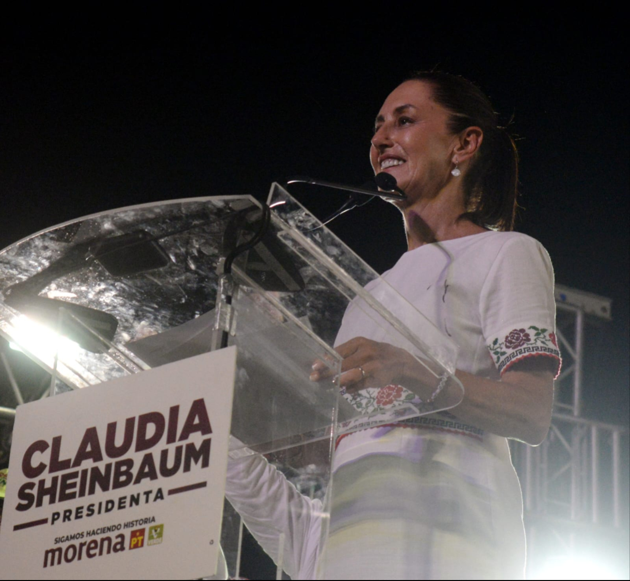Claudia Sheinbaum agradece el apoyo a sus simpatizantes de Yucatán Claudia Sheinbaum agradece el apoyo a sus simpatizantes de Yucatán
