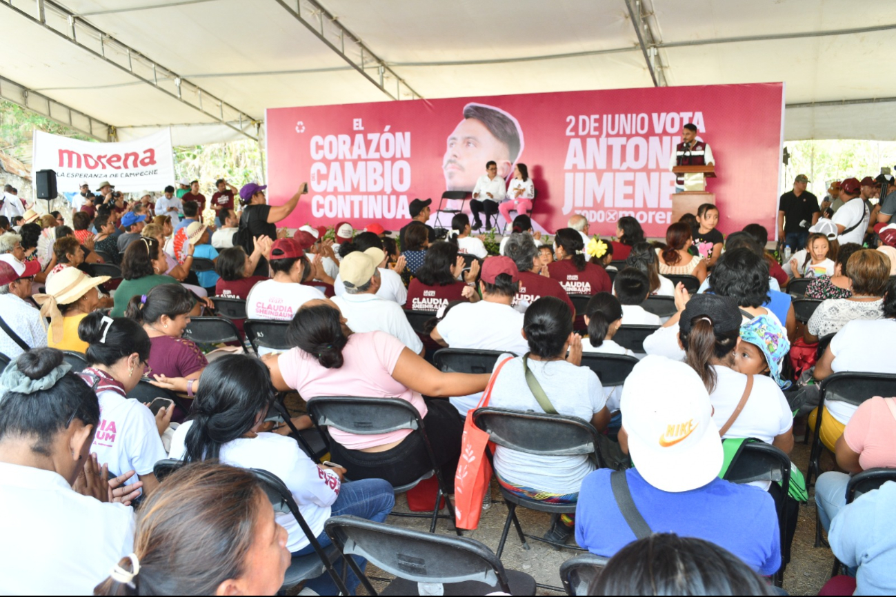 Estuvo acompañado de la candidata a la Alcaldía de Campeche Estuvo acompañado de la candidata a la Alcaldía de Campeche