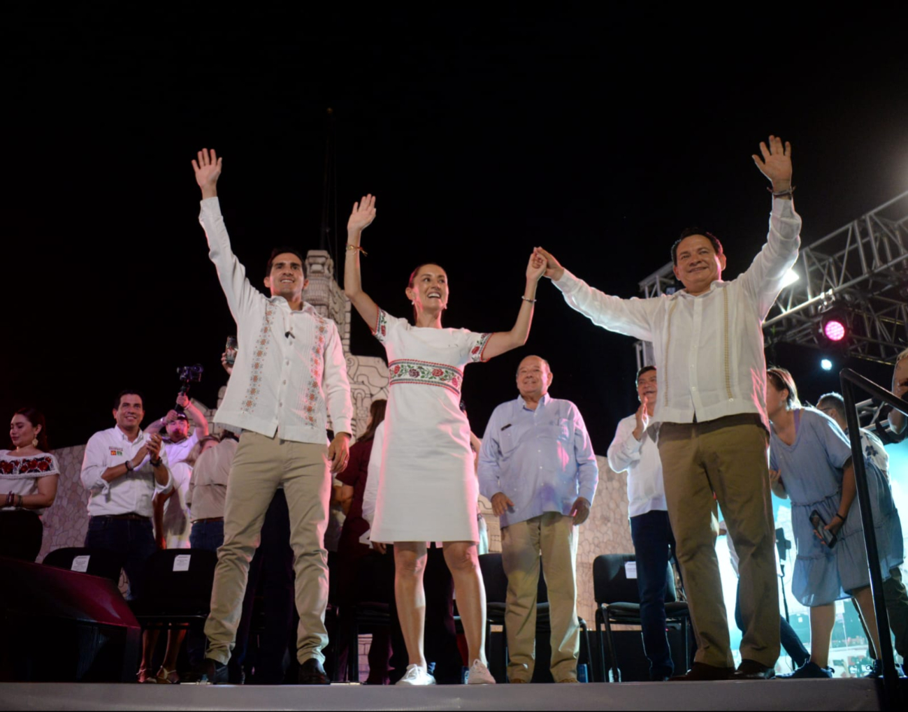 El candidato aseguró que amor con amor se paga El candidato aseguró que amor con amor se paga