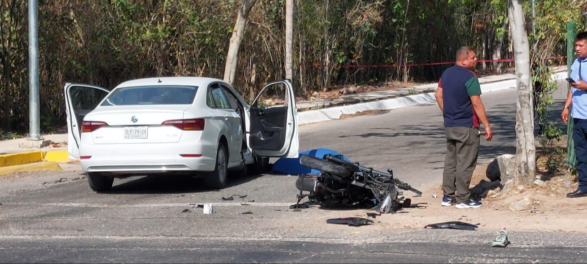 Muere motociclista en Playa del Carmen   