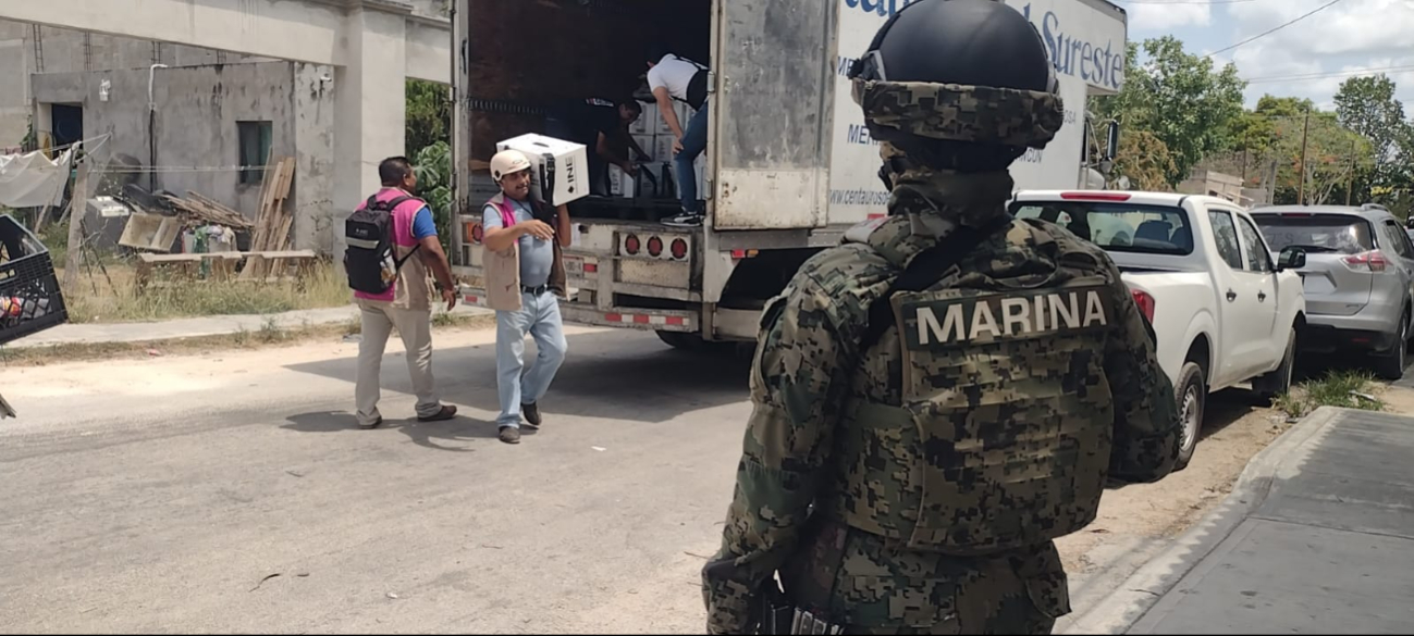 Elección Quintana Roo: Llegan más de 64 mil boletas electorales a Felipe Carrillo Puerto