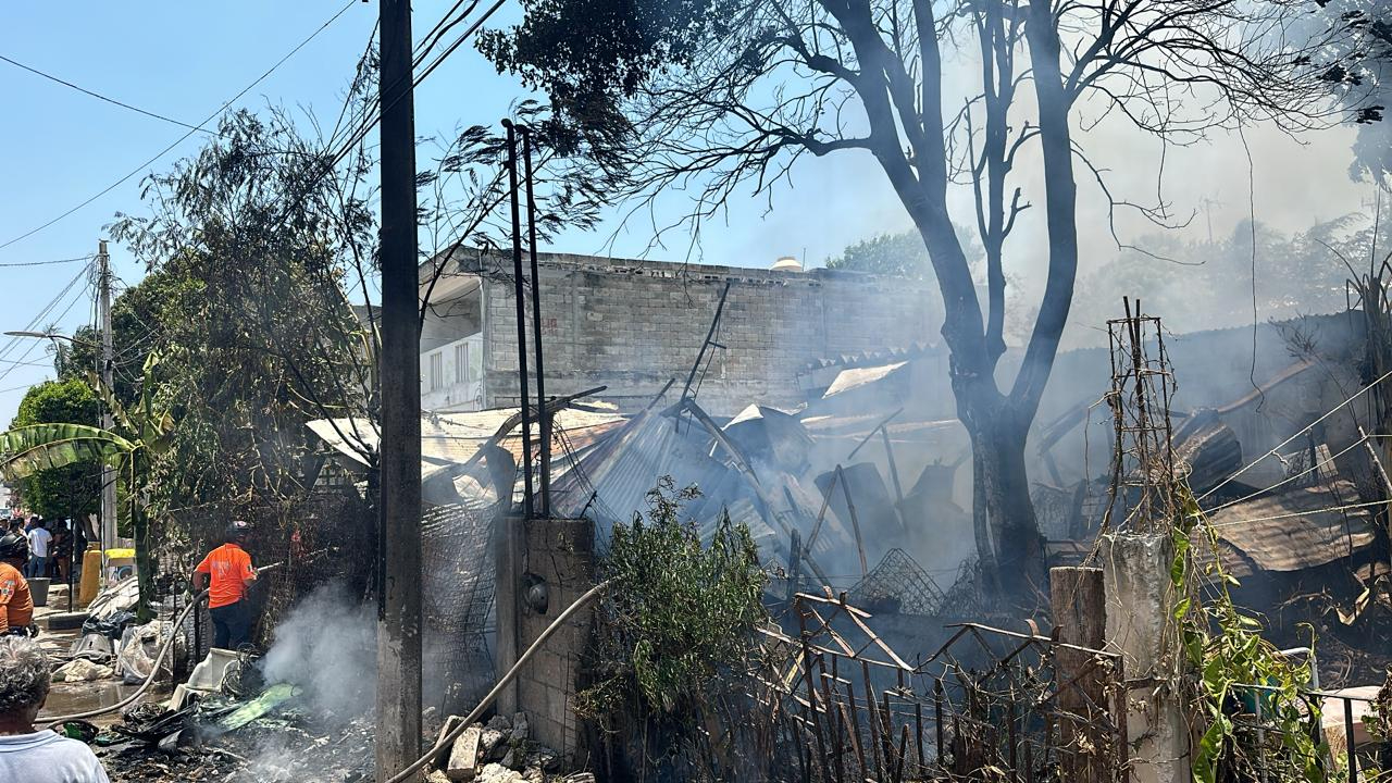 La vivienda se consumió en su totalidad La vivienda se consumió en su totalidad